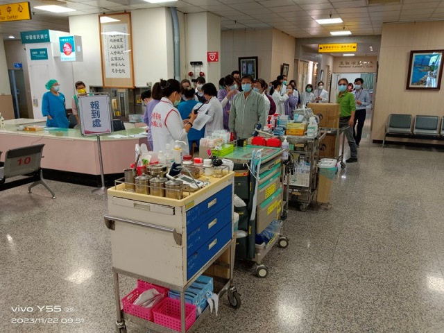 麻豆新樓醫院大量傷患演習因應突發事件發生時做最好的醫療照護