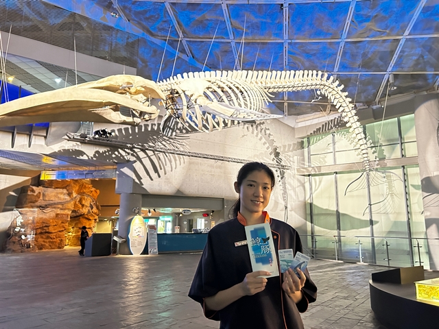 屏東海生館『巨鯨之路』啟航  藍鯨骨骼標本展蘊含生命教育啟發