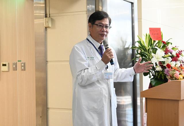 林聖哲院長期許，安南醫院乳房醫學中心的成立，能幫助更多大台南民眾快速得到診斷與治療