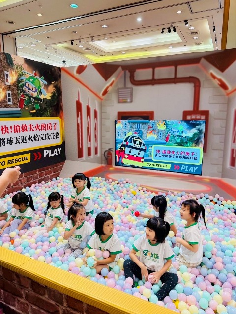 新光三越台南中山店-救援小英雄波力特展 幼兒園體驗4