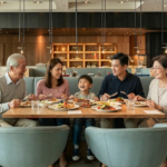 圖2＿甘粹餐廳4月推出「童樂同行・樂齡同享」，讓家庭聚餐變得輕鬆且溫馨。（圖／AI生成示意）
