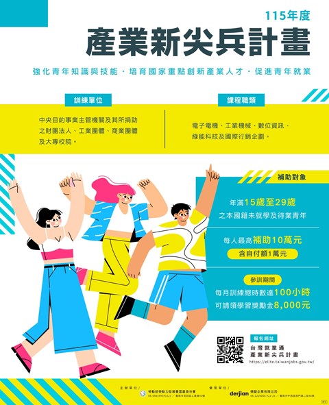 產業新尖兵計畫宣導圖卡