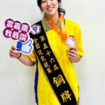 圖1.雲嘉南分署銲接職類選手郭于瑄，勇奪第56屆全國技能競賽銲接職類銅牌，不僅是該職類本屆唯一女性得獎者，也是南分署首位全國賽銲接職類獲獎女選手。