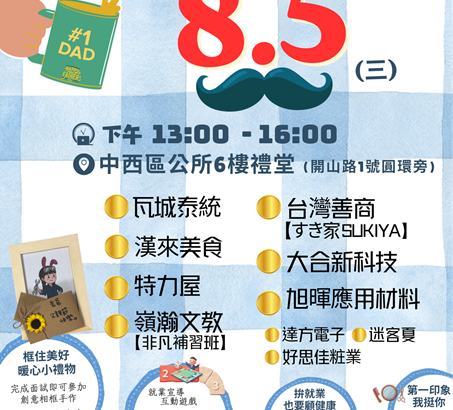 圖一：8月5日徵才活動供參