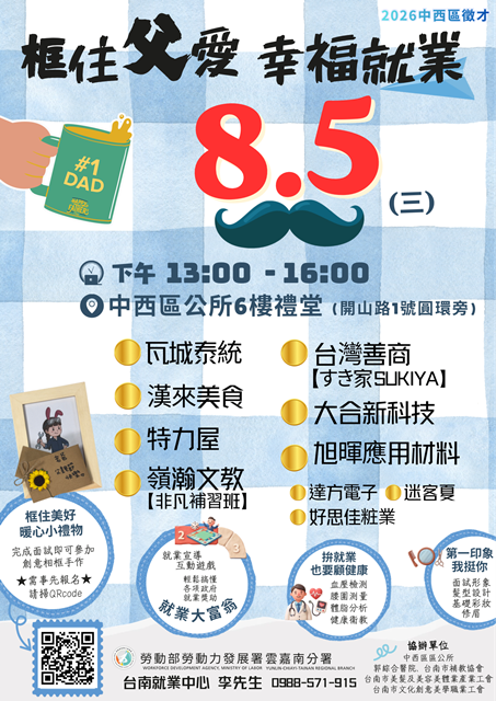 圖一：8月5日徵才活動供參