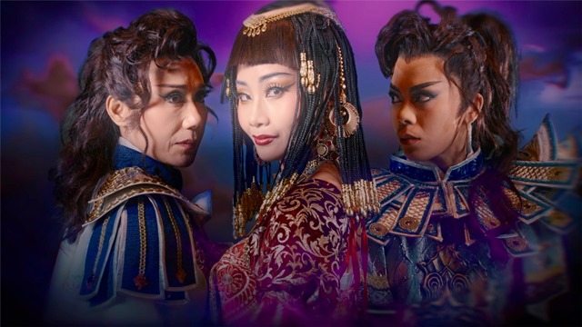左起郭春美、簡嘉誼、孫凱琳，這組實力堅強的鐵三角，將以精湛演技細膩刻畫角色間的情感拉扯與權謀交鋒。衛武營國家藝術文化中心提供。