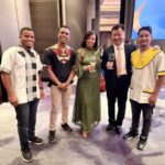 01.李天祥校長(右2)、貝里斯駐臺大使梅凱瑟Katherine Vanessa Meighan(中)與崑山科大表演同學合_0